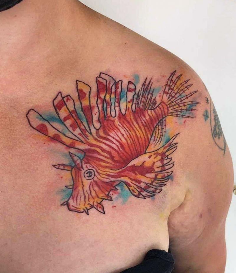 30 Gorgeous Lionfish Tattoos You Must Love