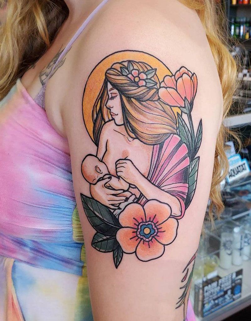 30 Delicate Mother Love Tattoos You Won't Regret