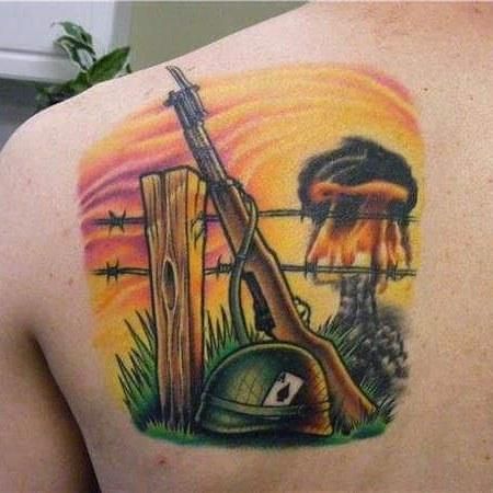 30 Gorgeous Mushroom Cloud Tattoos You Must Love