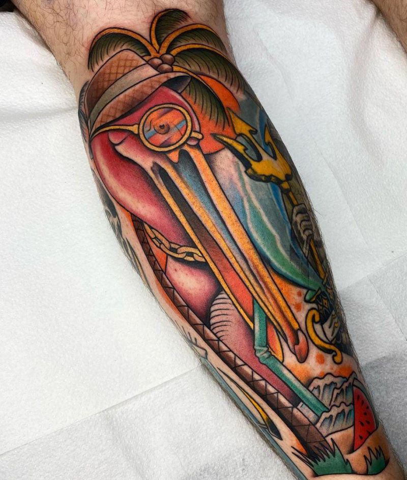 30 Pretty Pelican Tattoos You Can’t Miss