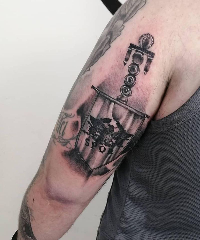 30 Unique SPQR Tattoos You Must See