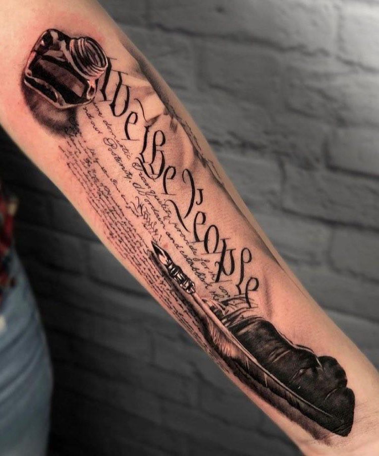 30 Perfect We The People Tattoos You Must Try