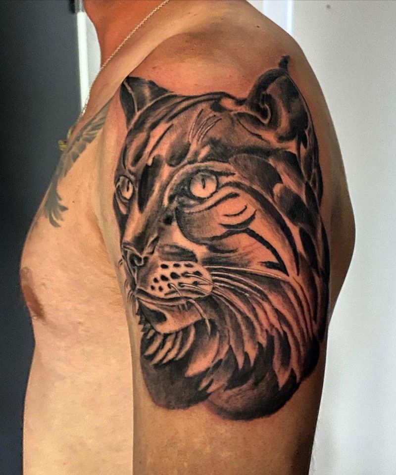 30 Gorgeous Bobcat Tattoos for Your Inspiration