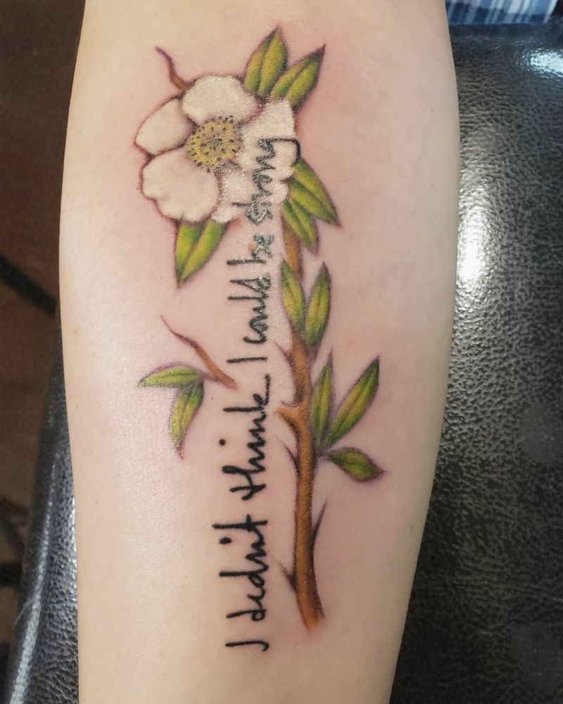 30 Pretty Cherokee Rose Tattoos You Will Love