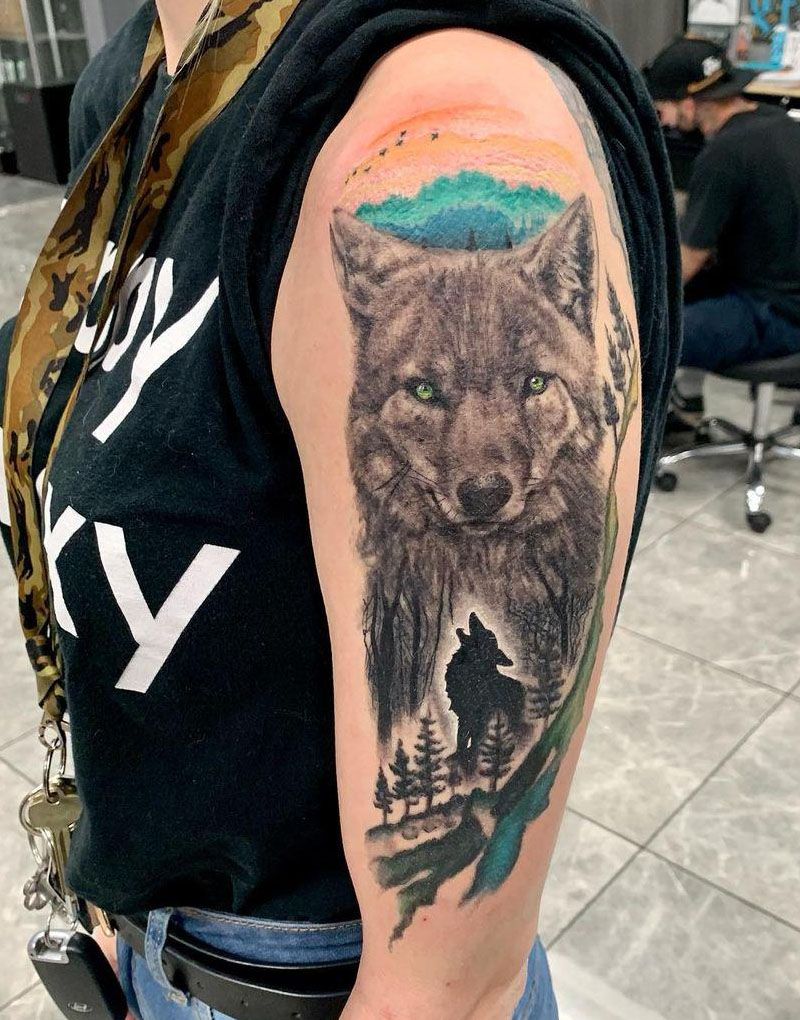 30 Gorgeous Coyote Tattoos You Must See