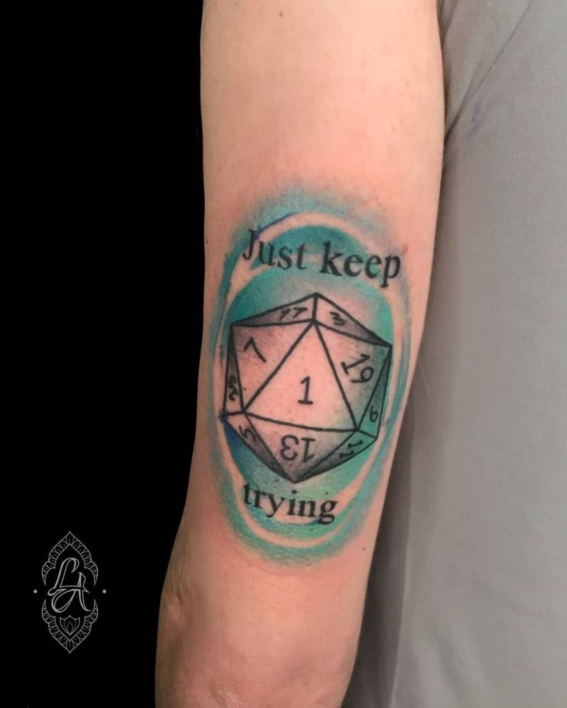 30 Pretty D20 Tattoos You Can Copy