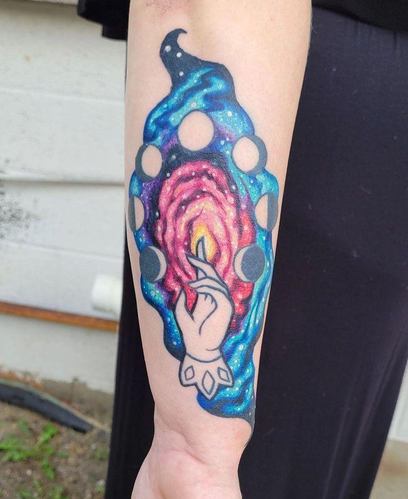 30 Pretty Moon Phase Tattoos You Must Love