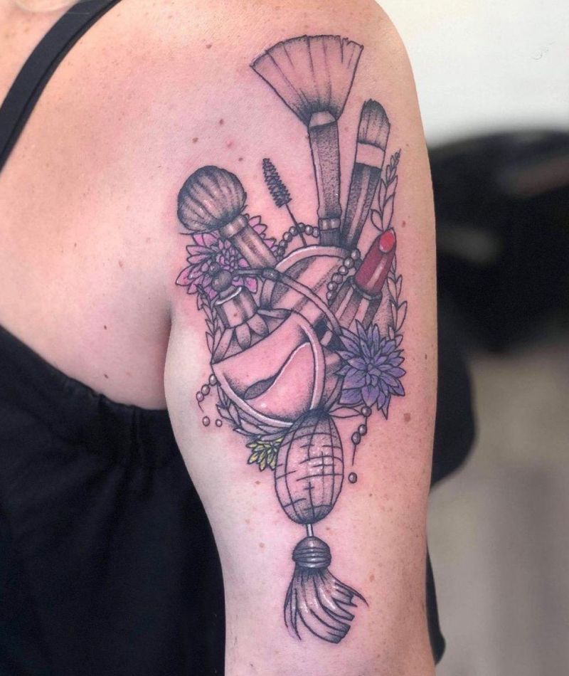 30 Elegant Perfume Bottle Tattoos You Can Copy