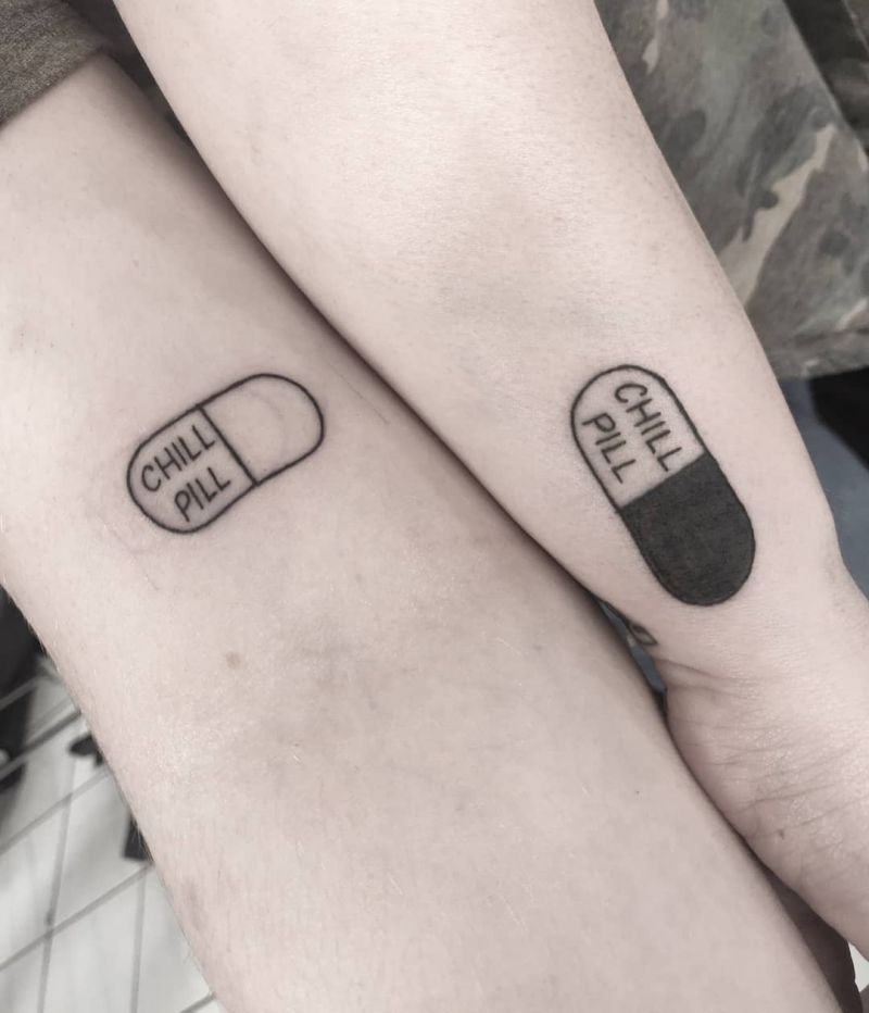 30 Unique Pill Tattoos to Inspire You