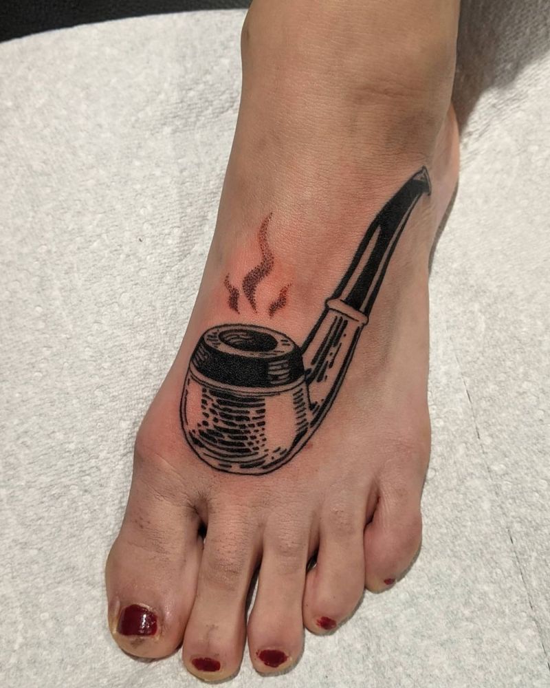 30 Unique Pipe Tattoos for Your Inspiration