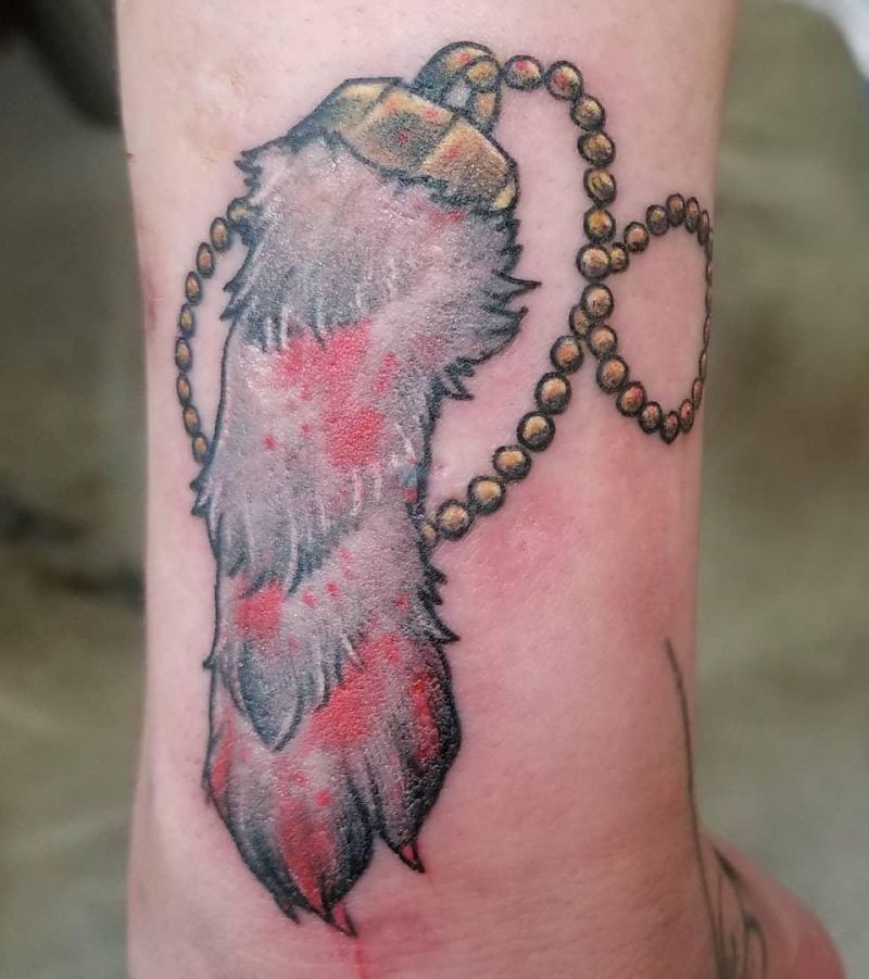 30 Gorgeous Rabbit Foot Tattoos Bring You Good Luck