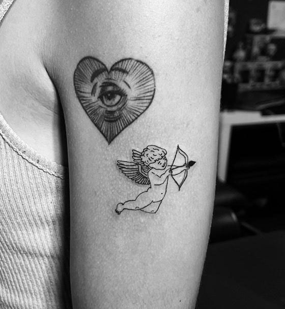 30 Pretty Cupid Tattoos You Must Try