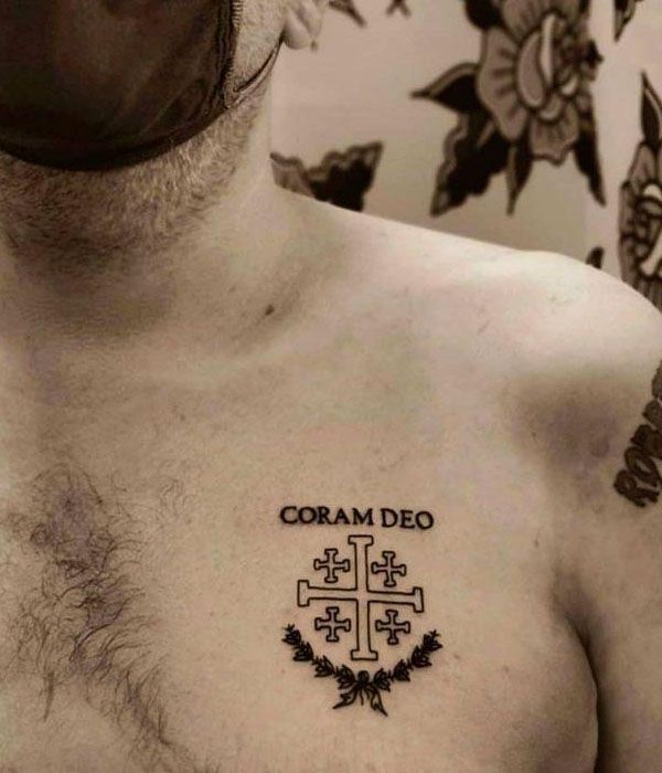 16 Gorgeous Jerusalem Cross Tattoos to Inspire You