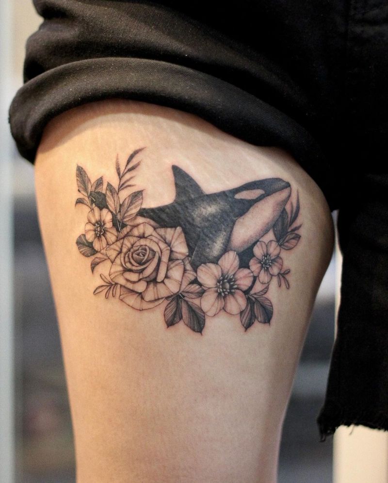 30 Pretty Killer Whale Tattoos You Will Love