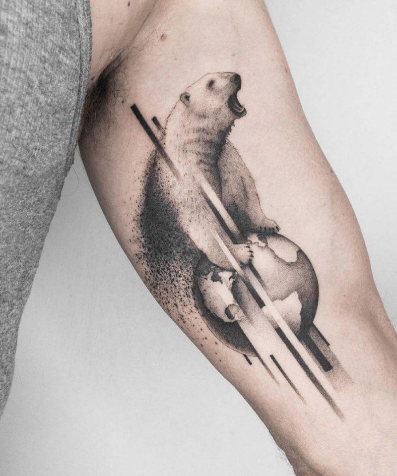 30 Gorgeous Polar Bear Tattoos to Inspire You