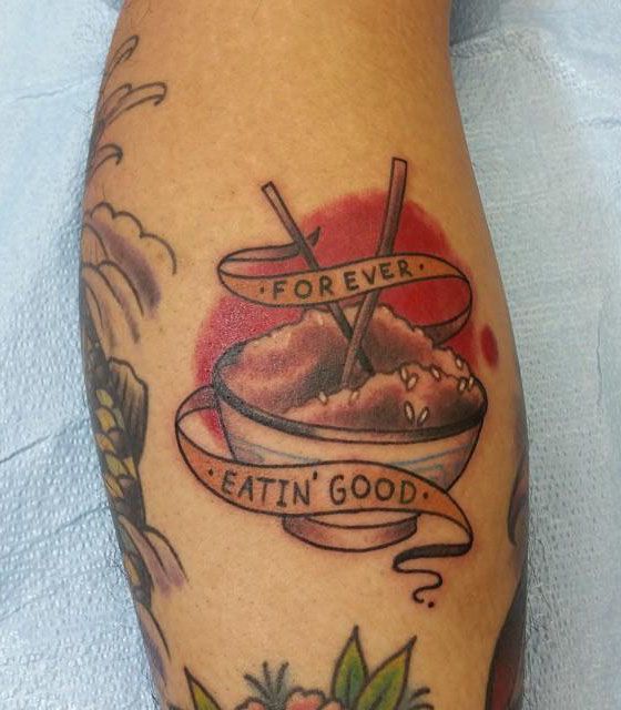 30 Unique Rice Bowl Tattoos to Inspire You