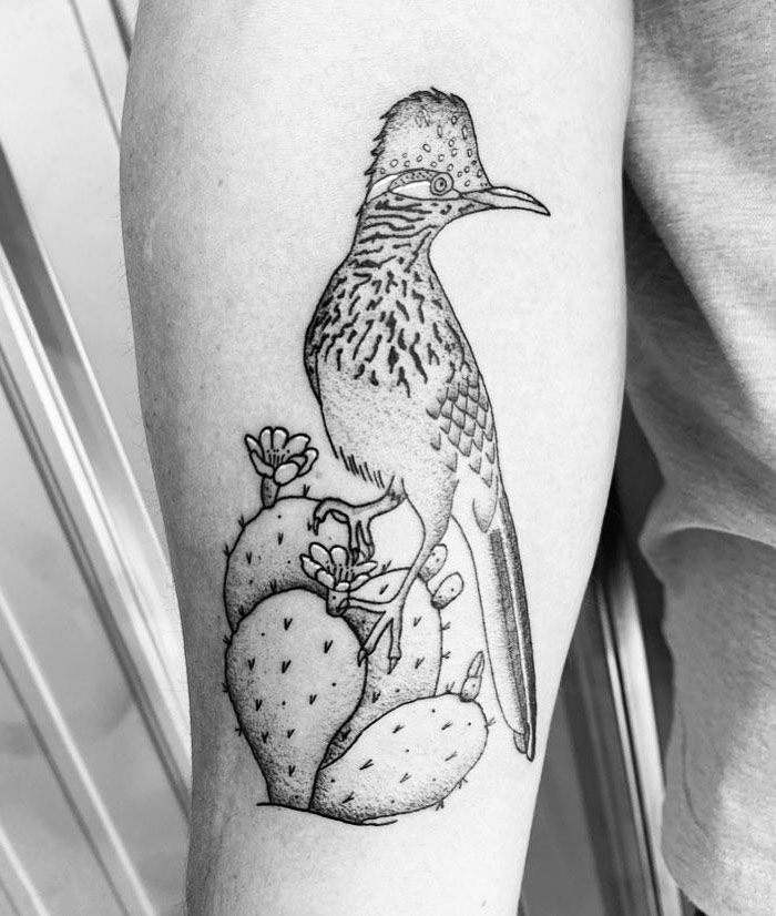 30 Pretty Roadrunner Tattoos You Must Try