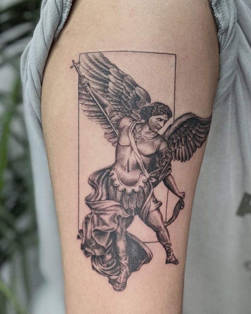 30 Pretty Saint Tattoos You Will Love