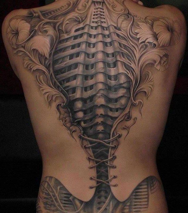 21 Gorgeous Spinal Cord Tattoos You Must Try