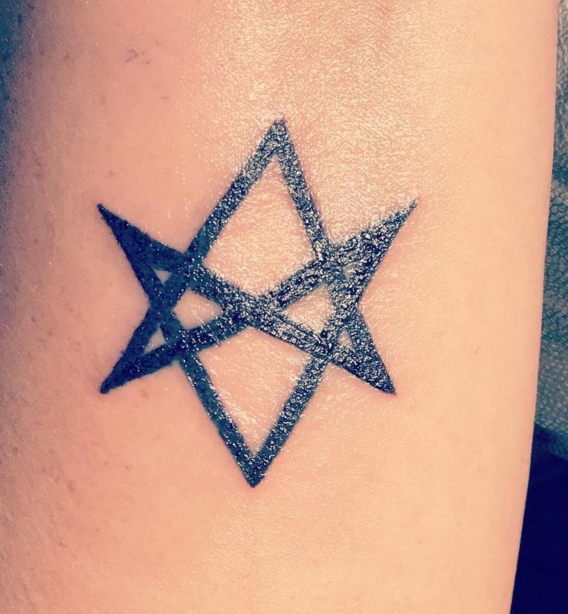 24 Pretty Unicursal Hexagram Tattoos You Can Copy