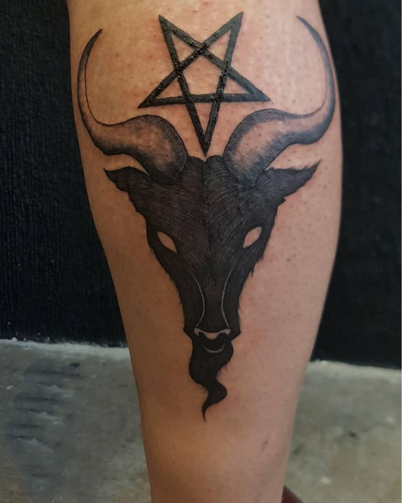 30 Pretty Baphomet Tattoos to Inspire You