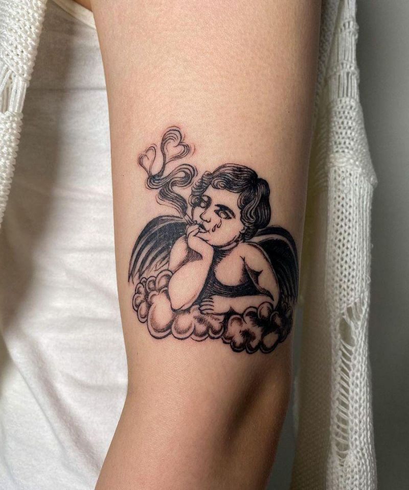 30 Pretty Cupid Tattoos You Must Try