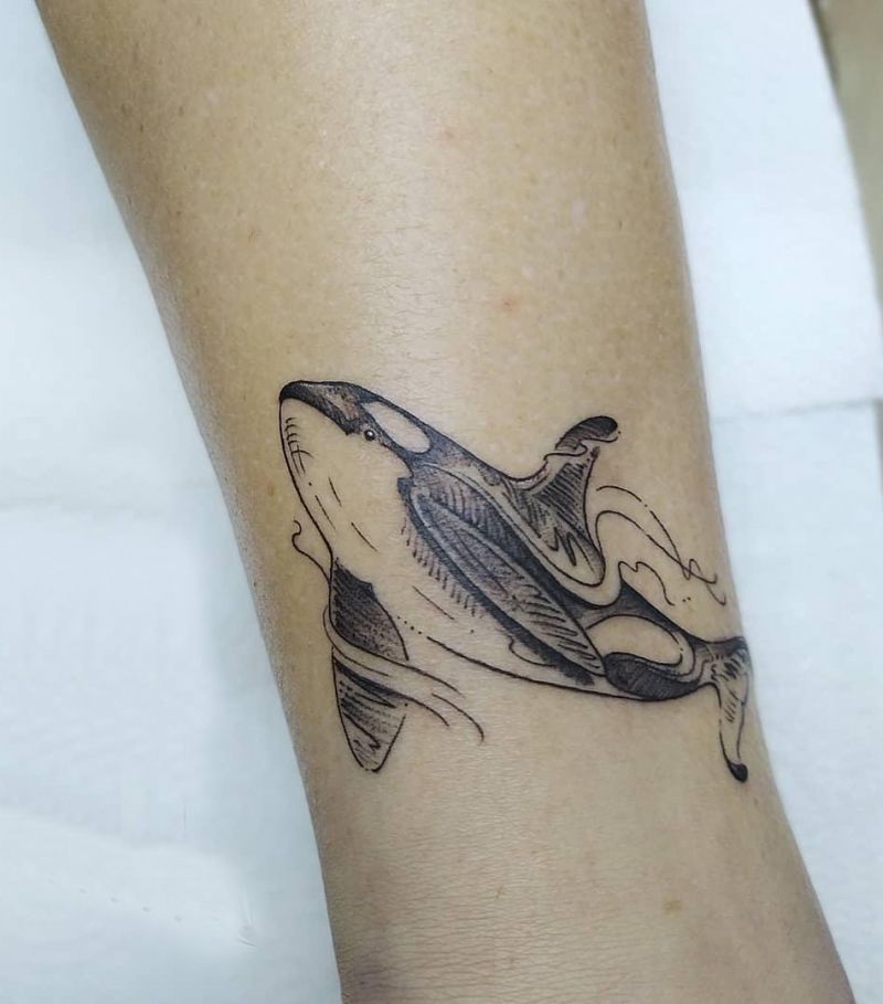 30 Pretty Killer Whale Tattoos You Will Love