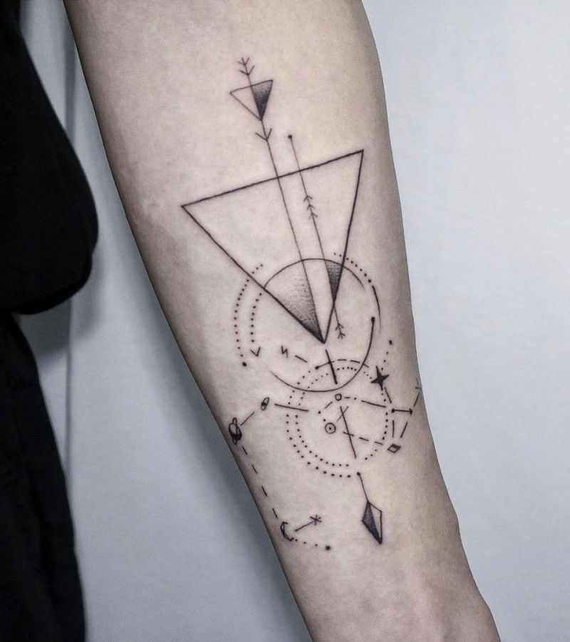 30 Incredible Line Tattoos You Can Copy