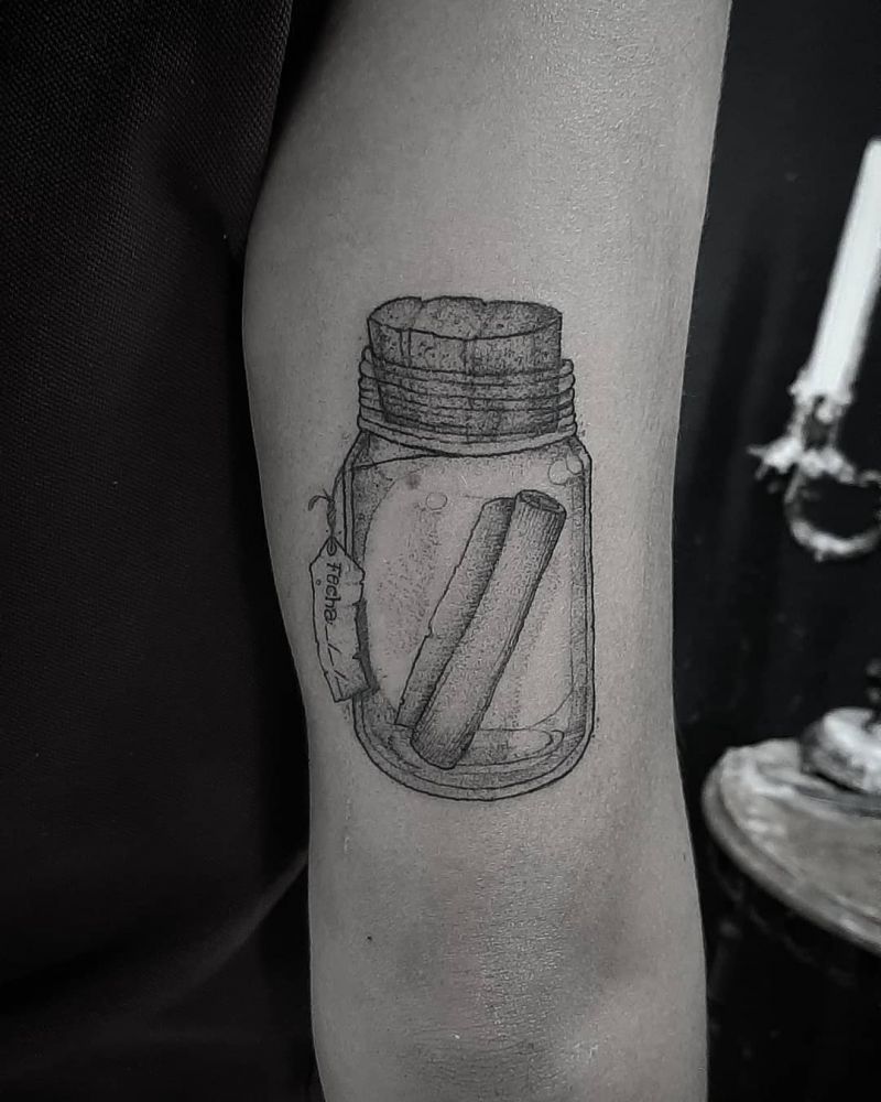 30 Pretty Mason Jar Tattoos You Must Love