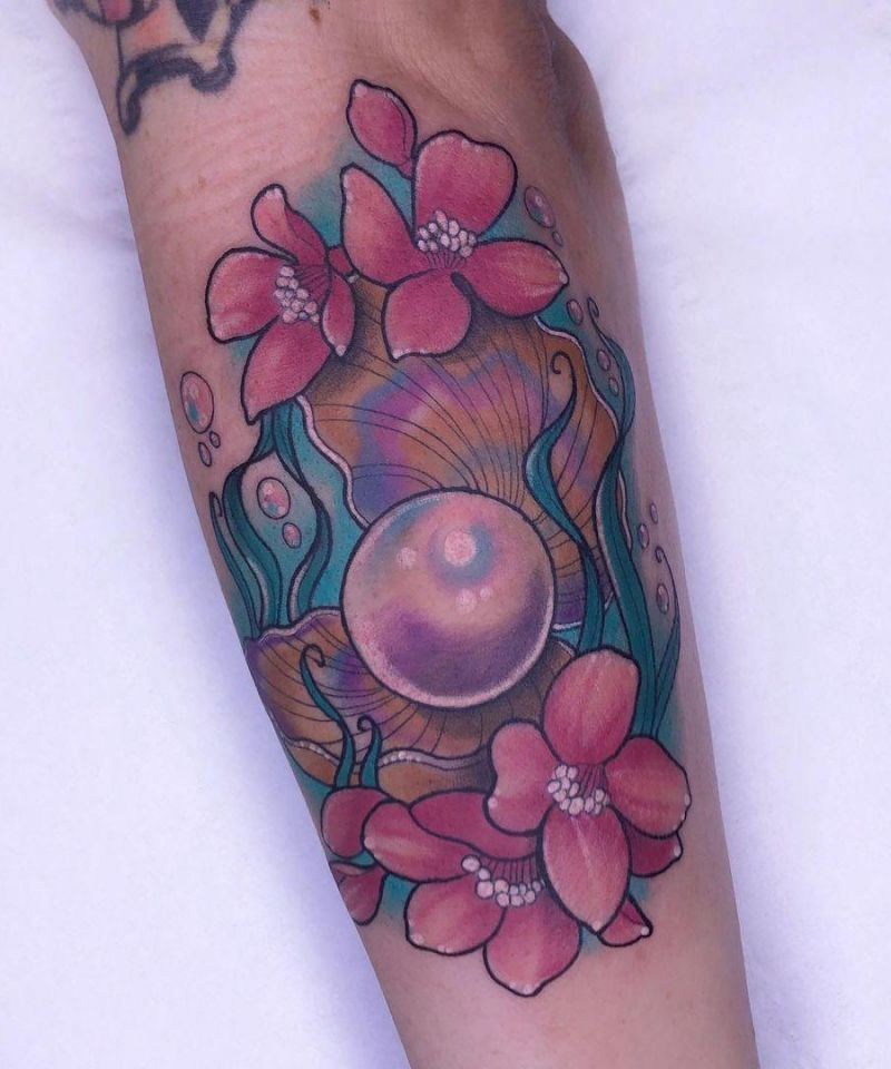 30 Elegant Pearl Tattoos You Must Love