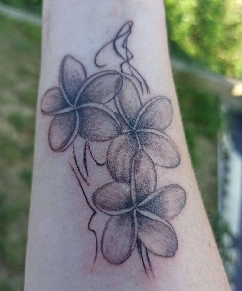 30 Amazing Plumeria Tattoos You Will Love