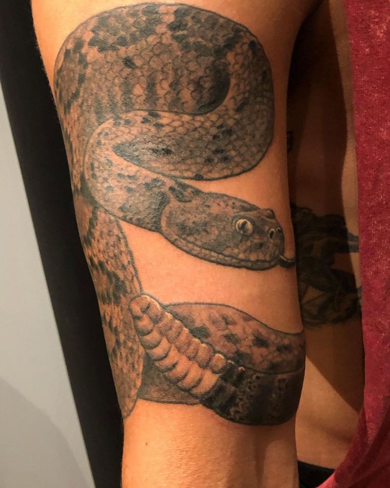 30 Pretty Rattlesnake Tattoos You Can Copy