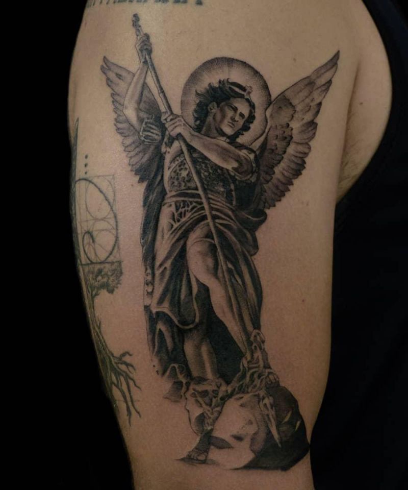 30 Pretty Saint Tattoos You Will Love