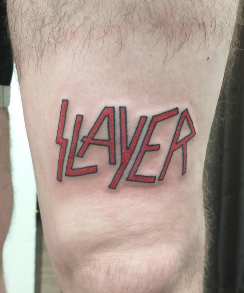 30 Wonderful Slayer Tattoos You Must Love