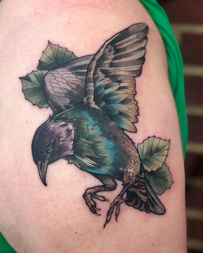 30 Pretty Starling Tattoos You Must Love