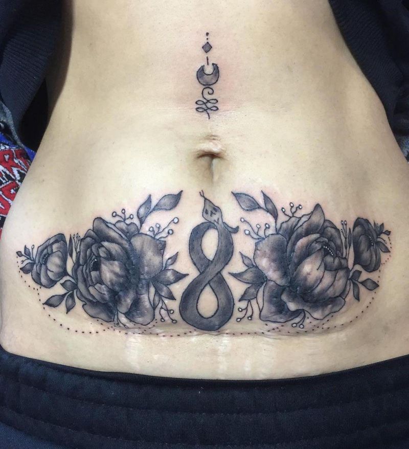 30 Pretty Belly Tattoos Make You Beautiful