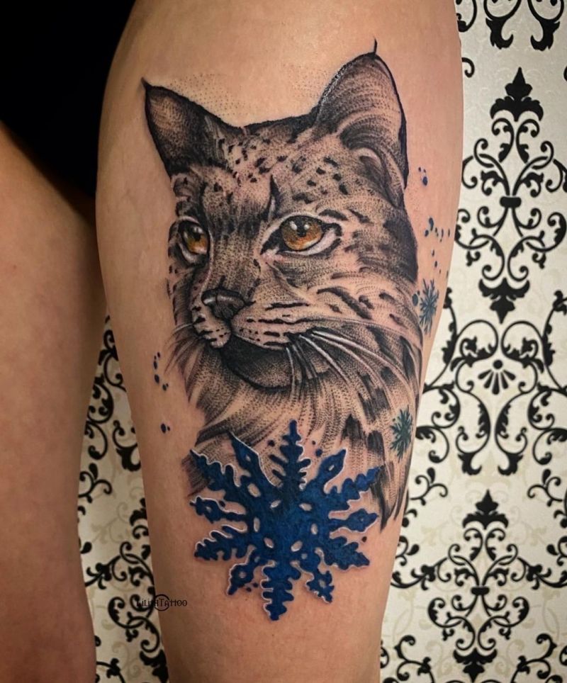 30 Gorgeous Bobcat Tattoos for Your Inspiration