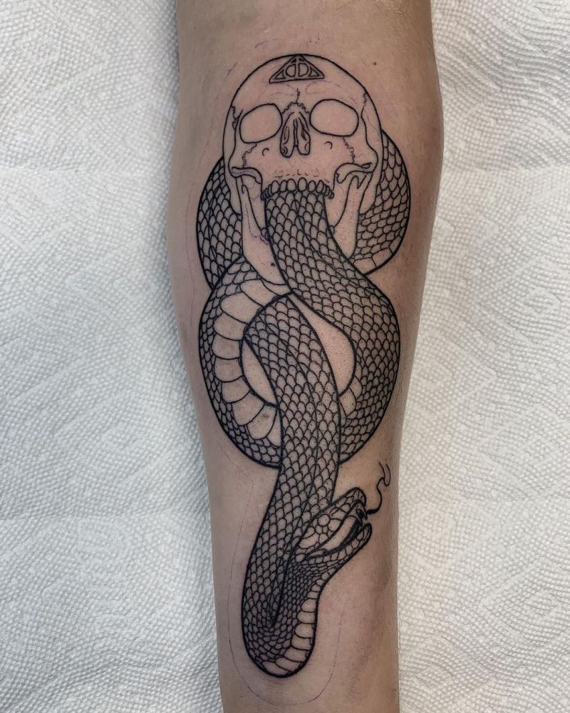 30 Wonderful Death Eater Tattoos You Can Copy