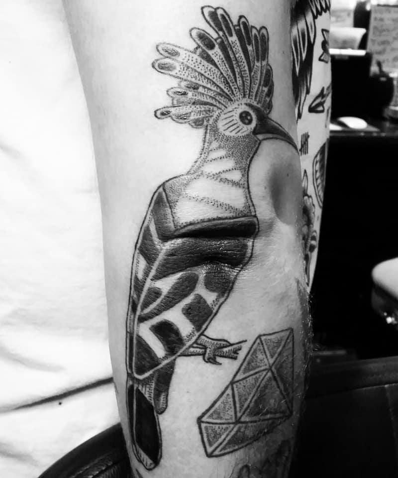 30 Pretty Hoopoe Tattoos You Must Try