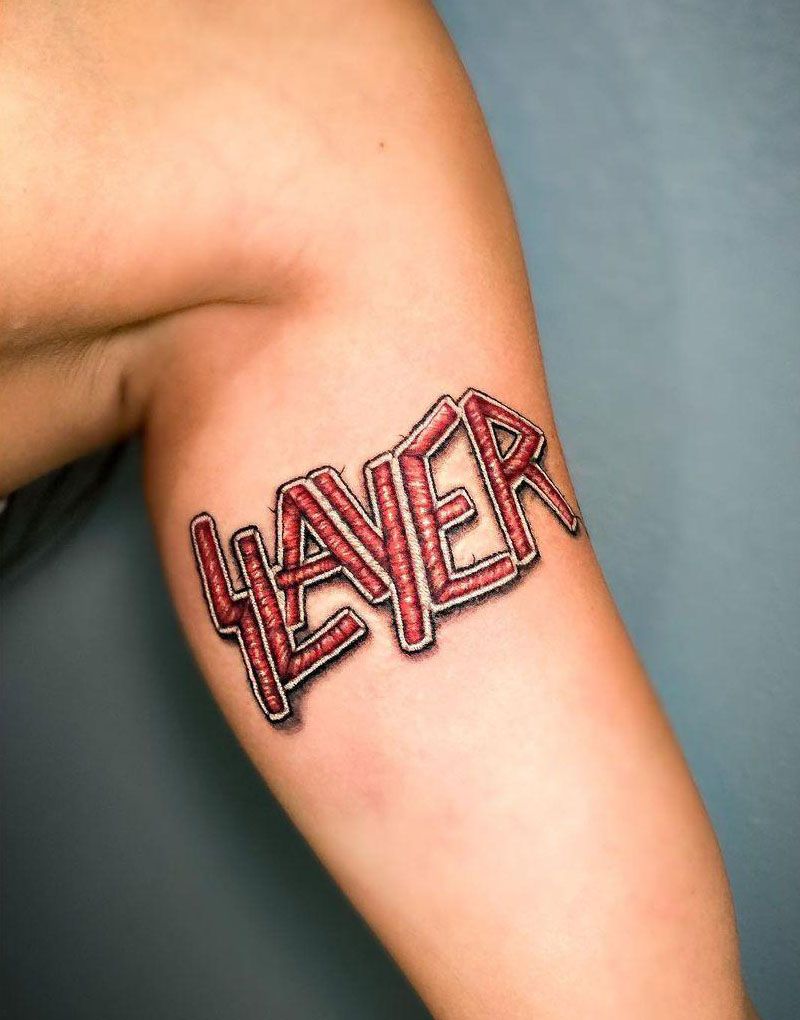 30 Wonderful Slayer Tattoos You Must Love