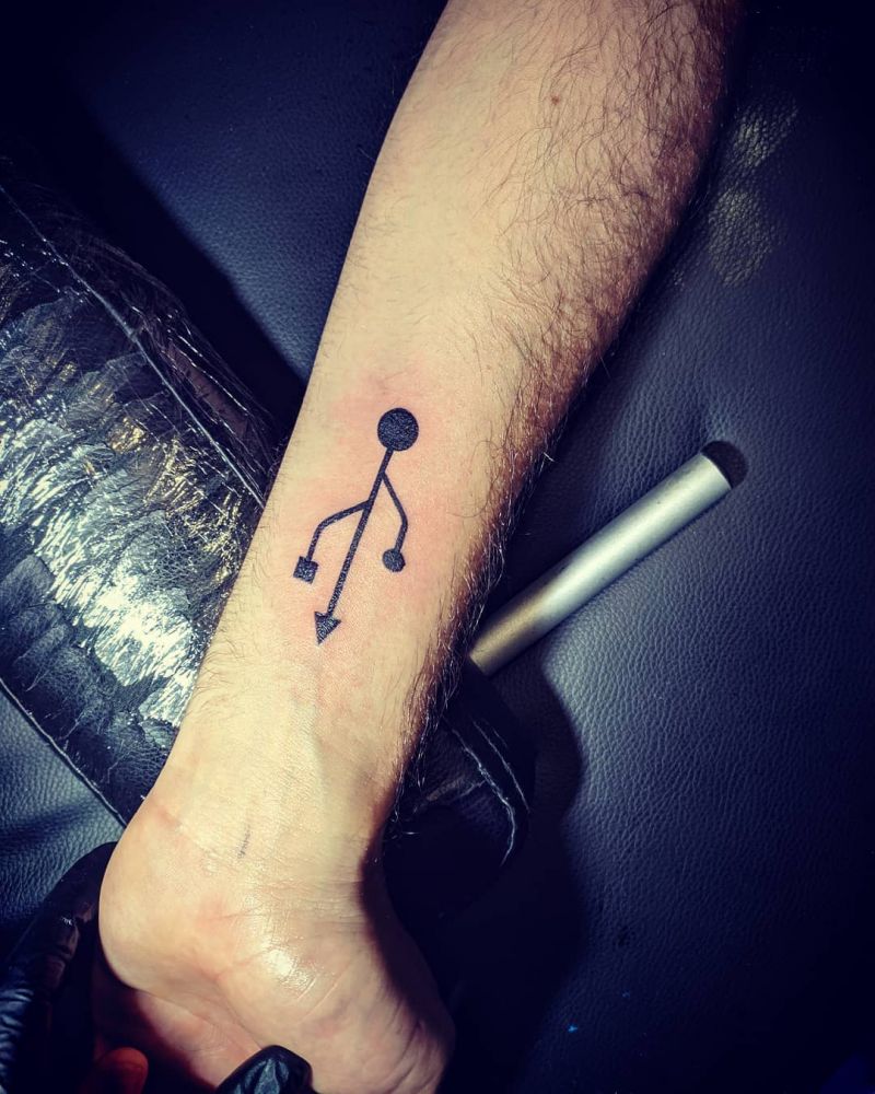 30 Unique USB Tattoos for Your Inspiration