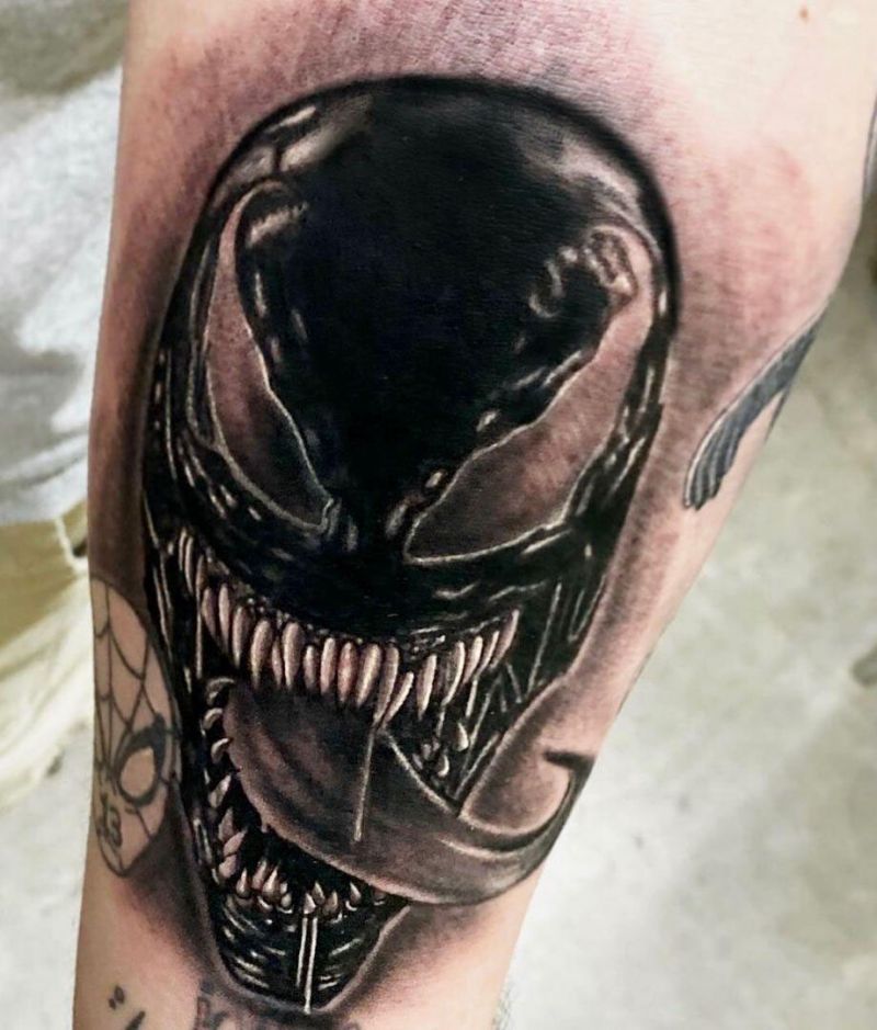 30 Gorgeous Venom Tattoos You Must Try