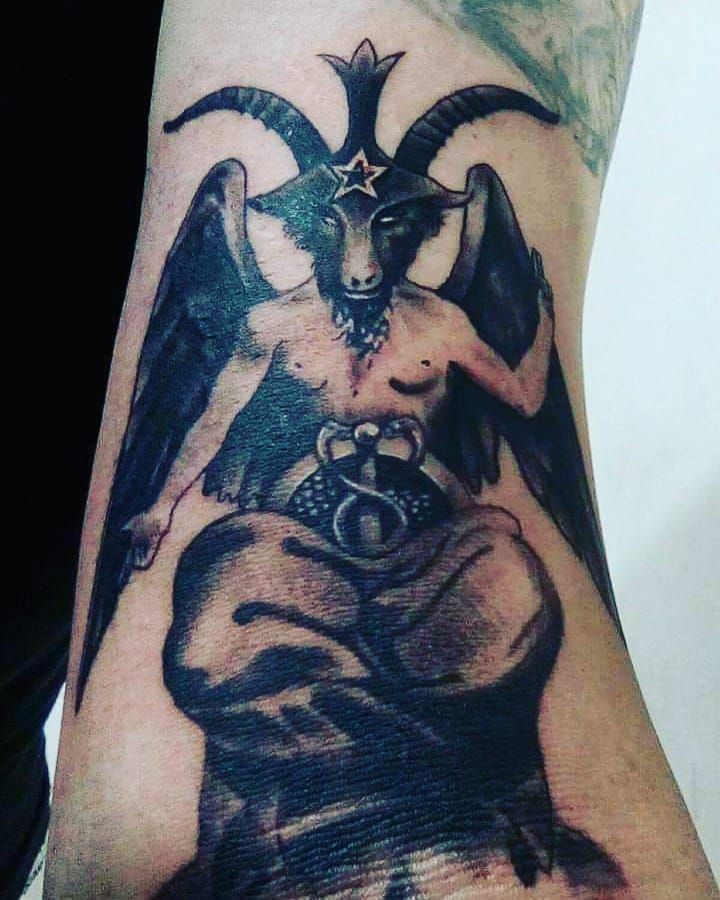 30 Pretty Baphomet Tattoos to Inspire You