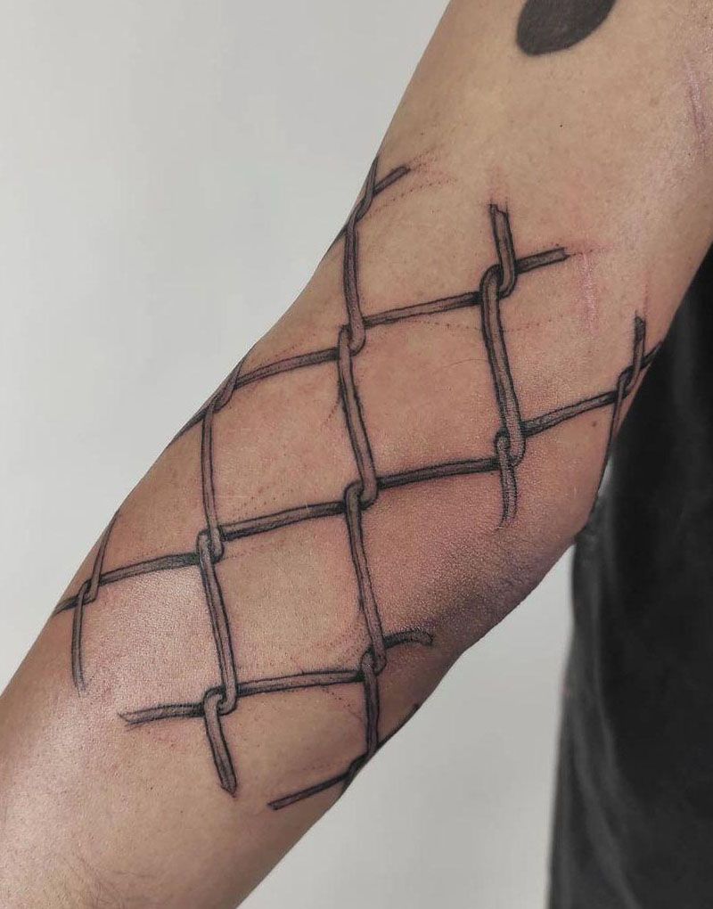 30 Unique Fence Tattoos You Must Try