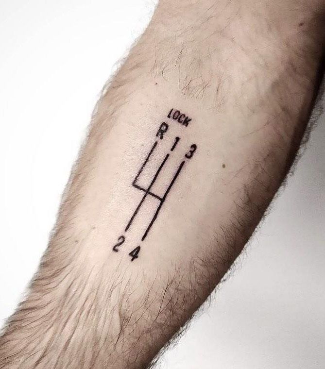 30 Gorgeous Gear Shift Tattoos to Inspire You