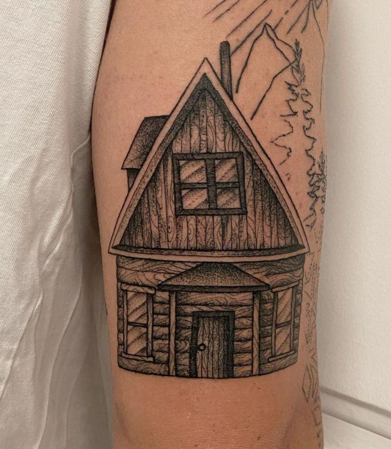 30 Pretty House Tattoos You Can Copy