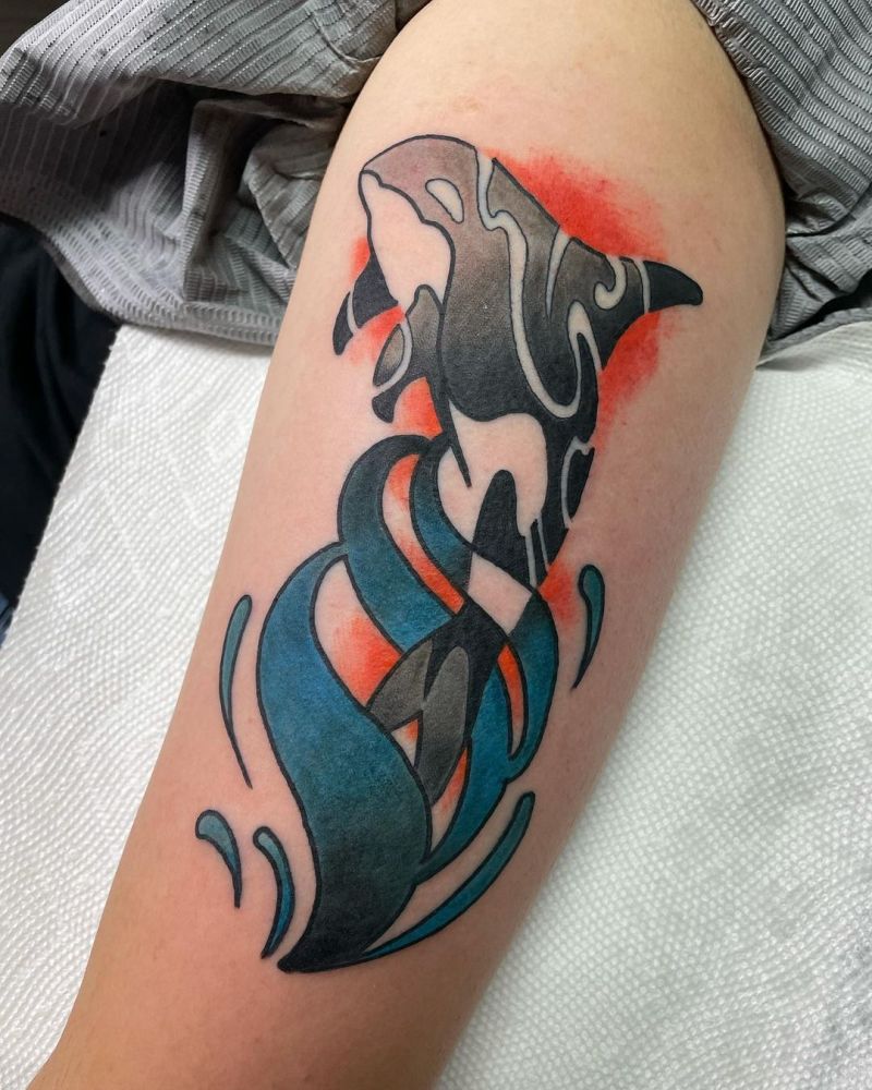 30 Pretty Killer Whale Tattoos You Will Love