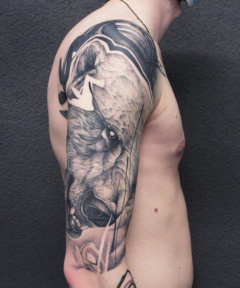 30 Gorgeous Polar Bear Tattoos to Inspire You