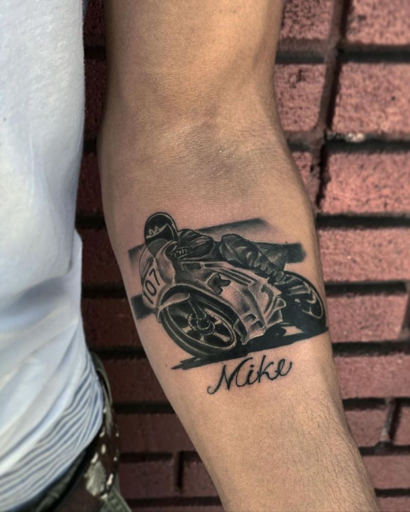 30 Wonderful Racing Tattoos You Must Love