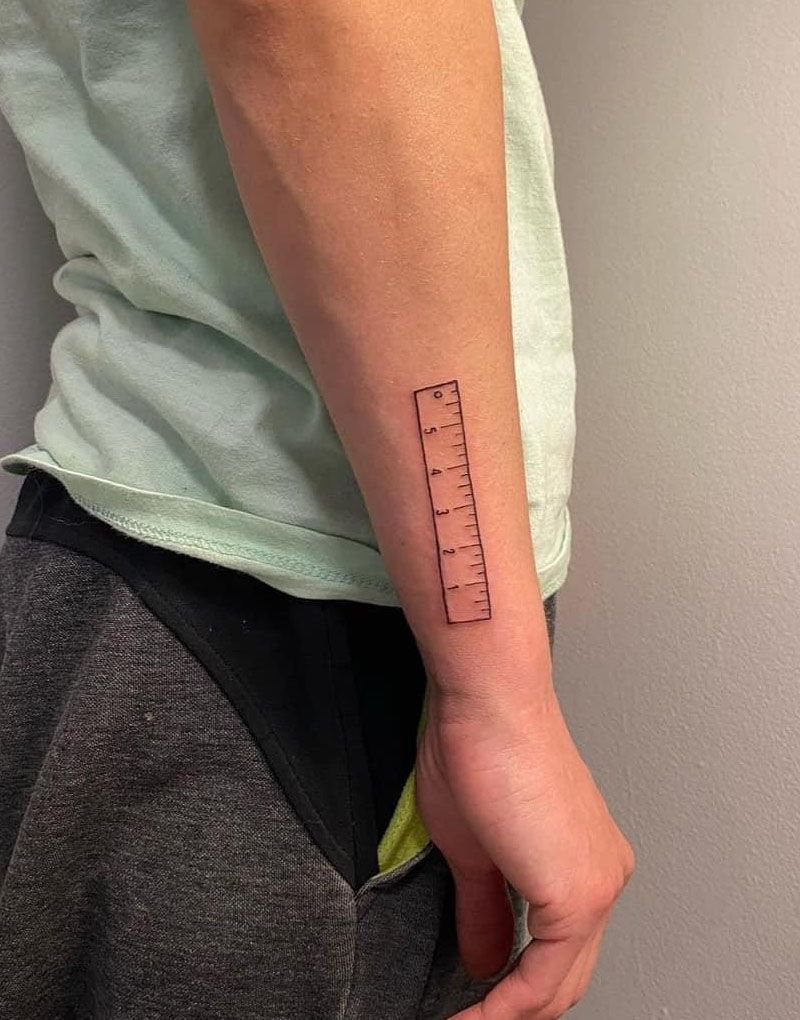 30 Pretty Ruler Tattoos You Will Love